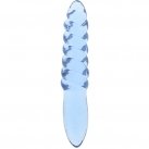 Фаллоимитатор Double Twist - Clear Blue photo 1