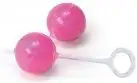 Вагинальные шарики AGITATING SILICONE BALLS PINK photo 1