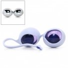 Вагінальні кульки OVO L1 Loveballs, фіолетові photo 2