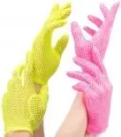 Перчатки FISHNET WRIST LENGTH GLOVES RED photo 1