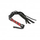 Плеті з крученою рукояттю, чорно-червона photo 1