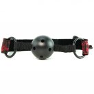 Дихаючий кляп з наручниками Scandal Breathable Ball Gag W Cuffs photo 2