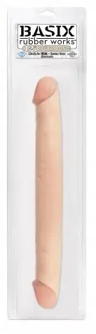 Фаллоимитатор двойной BASIX 12 DOUBLE DONG IN FLASH  photo 3