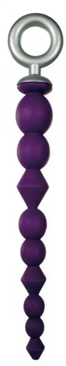 Анальная цепочка DIAMONDS ON A STRING PURPLE photo 1