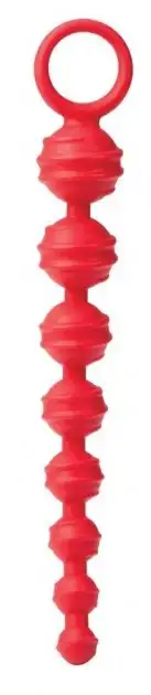 Анальная цепочка POWER DRILLS BALLS RED photo 1