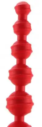 Анальная цепочка POWER DRILLS BALLS RED photo 2