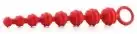 Анальная цепочка POWER DRILLS BALLS RED photo 3