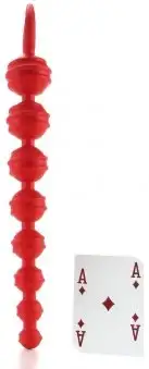 Анальная цепочка POWER DRILLS BALLS RED photo 4