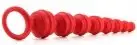 Анальная цепочка POWER DRILLS BALLS RED photo 5