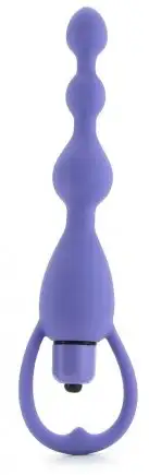 Анальный вибратор VIBRATING PLEASURE BEADS PURPLE photo 1