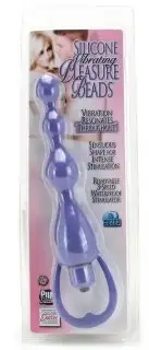 Анальный вибратор VIBRATING PLEASURE BEADS PURPLE photo 6
