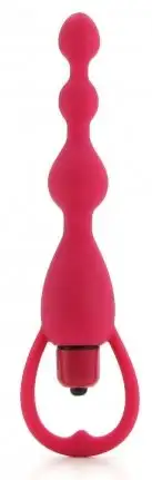 Анальный вибратор VIBRATING PLEASURE BEADS PINK photo 1