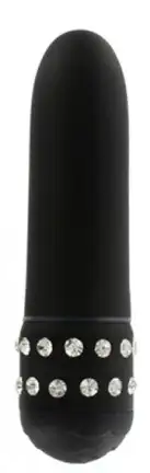 Вибратор JUST FOR YOU DIAMONT BLACK PEPTIT photo 1