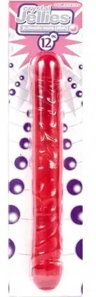 Фалос подвійний CRYSTAL JELLIES JR. DOUBLE DONG PINK photo 3