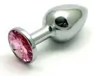 Анальная пробка SWAROVSKI PINK S photo 1