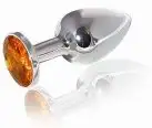 Анальная пробка SWAROVSKI ORANGE S photo 1