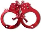 Наручники ANODIZED CUFFS RED photo 1