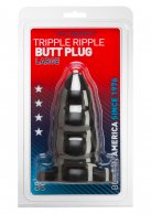 Анальна пробка Tripple Ripple Butt Plug Large photo 2