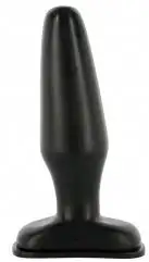 Анальна пробка THE ANAL PLEASURE SYSTEM MEDIUM BLACK photo 1