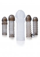 Набір насадок на член Vibrating Penis Sleeve Kit photo 1