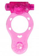 Ерекційне кільце Power O Vibrating Cock Ring Pink photo 1