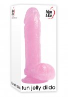 Фаллоимитатор Fun Jelly Dildo Pink photo 2