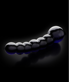 Анальна пробка Icicles No 66 Black, 12х3,5 см photo 2