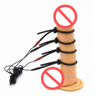 Электростимулятор с кольцами на член Electro Shock - 4 шт photo 1