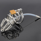 Клетка для пениса с нержавеющей стали plug CB6000s photo 2