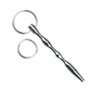 Кольцо для пениса, стержень с электростимуляцией. Подключаемые. Материал - нержавеющая сталь. Длина  photo 2