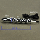 Анальные шарики с электростимуляцией butt plug  photo 2