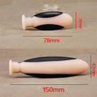 2 ерекційні кільця та анальна пробка з електростимуляцією, 78*30 мм photo 1