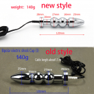 Металевий електростимулятор середнього розміру Electro shock Butt, 12 см photo 3