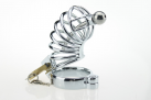 Насадка на пенис металлическая Master Series cock cage, 40/45/50 мм photo 5