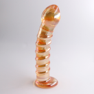 Фалоімітатор золотий membranously plolicy backwoodsmen 18 см photo 2