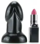 Анальная пробка BUBBLE BUTT DICKY BLACK photo 4