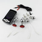 Набор зажимы для сосков и анальные пробки с электростимуляцией photo 2