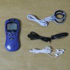 Комплект Electro Shock ES023BLU - эрекционные кольца, анальная пробка и зажимы для сосков photo 2