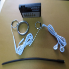 Насадки на пенис из нержавеющей стали для электростимуляции Electro Shock CockRing photo 2