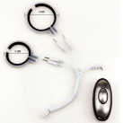 2 силиконовых кольца на член для электростимуляции photo 3