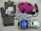 Женский набор для электростимуляции всего тела: перчатки, зажимы, помпы для груди photo 6