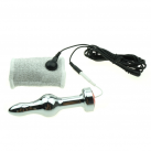 Анальная пробка и насадка на член для электростимуляции Electro Shock  photo 1