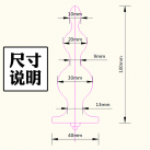 Электростимулятор Electro Shock Butt Plug. Нержавеющая сталь. Накладки на провода, анальная пробка. photo 6