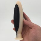 Большая силиконовая анальная пробка для электростимулятора Electro shock WQ1390 photo 2