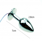 Набор кольца на пенис, палочка и анальная пробка с электростимуляцией Electro shock photo 3