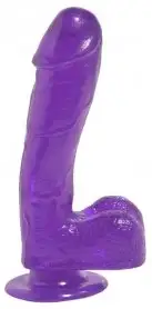 Фаллоимитатор BASIX 7,5 PURPLE WITH SUCTION CUP photo 1
