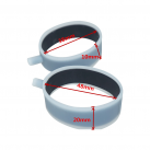 Набор из эрекционных колец и анальной пробки для электростимуляции Electro shock  photo 4