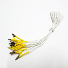 Желтые зажимы для стимулятора DIY - 10 шт.   photo 3