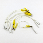 Желтые зажимы для стимулятора DIY - 10 шт.   photo 2