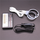 Электростимулятор ES0048. Анальная пробка, кольца для пениса в комплекте. photo 2